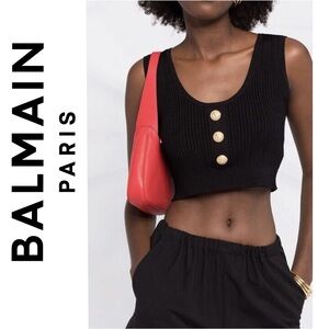 NEW Balmain Crop Top